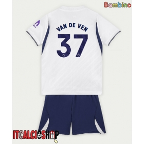 Tottenham Hotspur Micky van de Ven #37 Prima Maglia Bambino 2026-27 Manica Corta (+ Pantaloni corti)